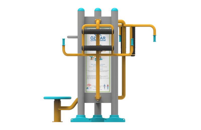 Sirt Masaji ve Ayakta Belcevirme Aleti PF-302 | Dış Mekan Spor Aletleri | Erse Kent Mobilyaları